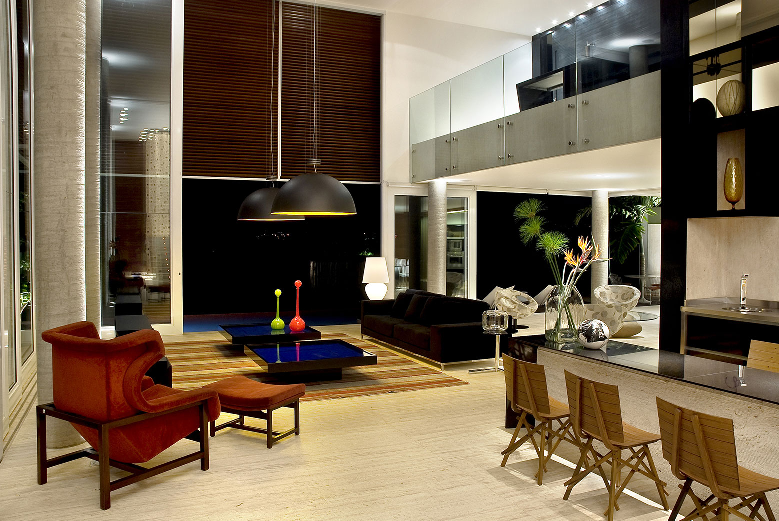 A Bright Contemporary Home with Geometric and Rough Concrete Facade in Brasilia by Architecture Ney Lima (9)