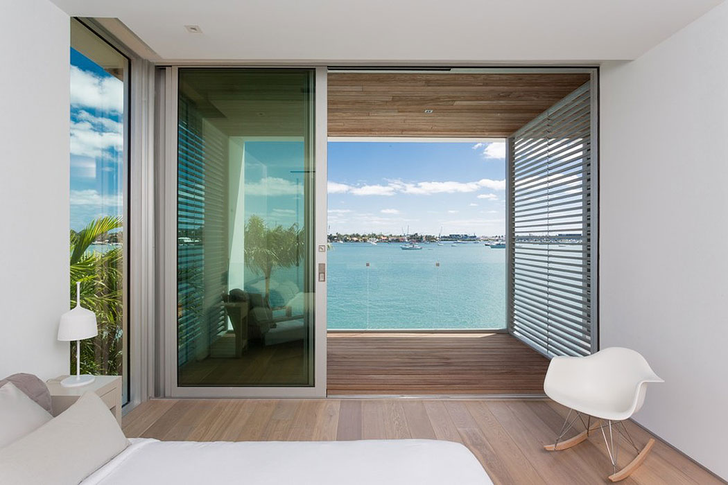 A Bright Modern Concrete Home with Beautiful and Transparent Arrangement on Biscayne Bay by [STRANG] Architecture (28)