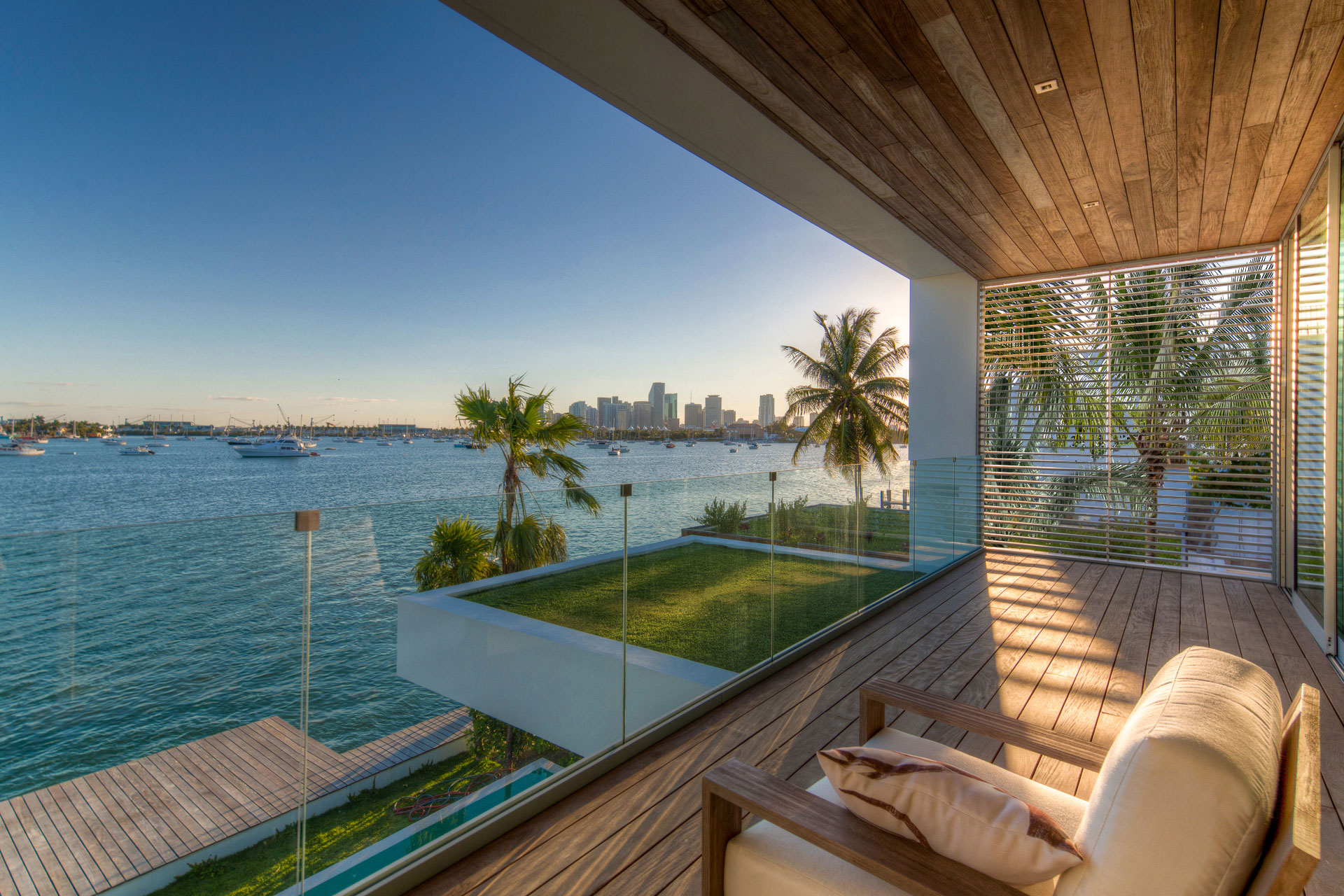 A Bright Modern Concrete Home with Beautiful and Transparent Arrangement on Biscayne Bay by [STRANG] Architecture (32)
