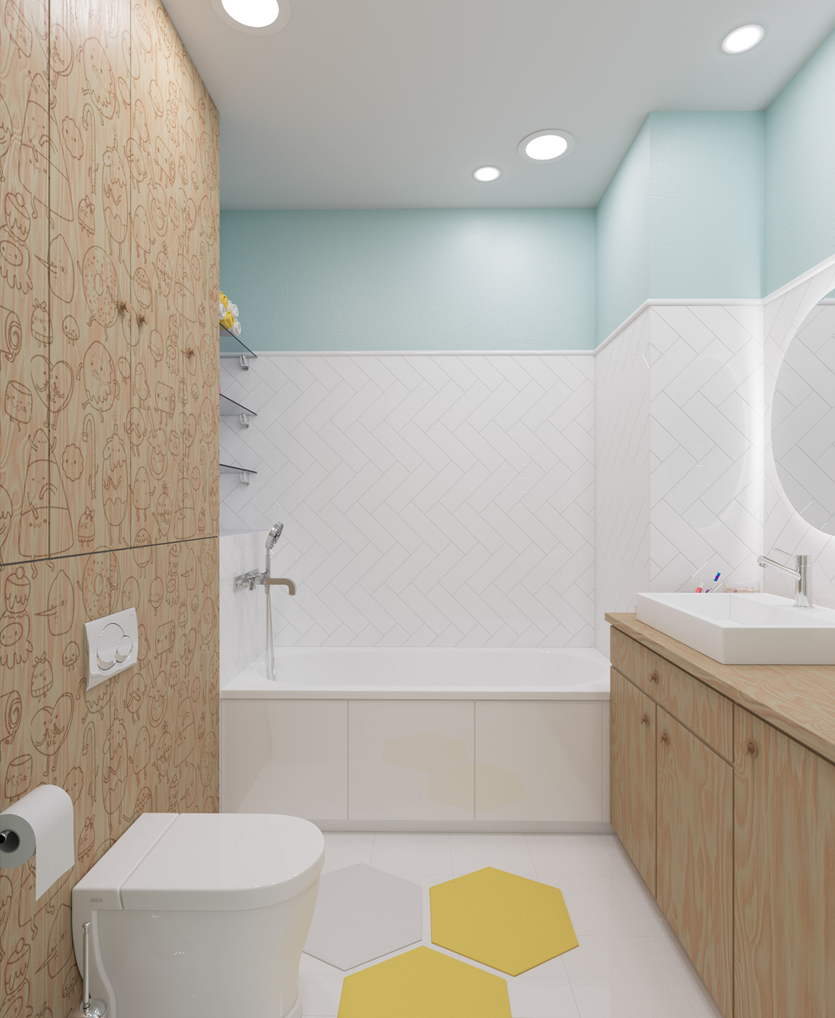 A Bright Modern Home with Pop Art and Scandinavian Style in Kiev, Ukraine by Lada Kamyshanska & Alexander Milovanov (10)