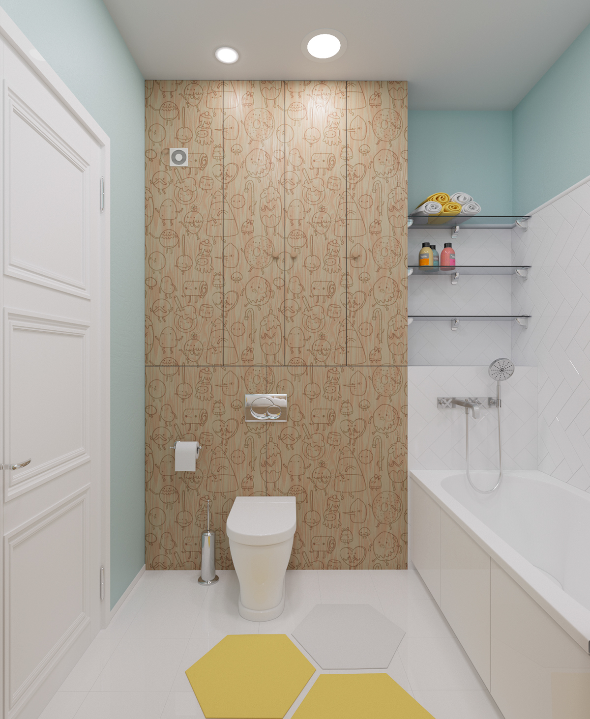 A Bright Modern Home with Pop Art and Scandinavian Style in Kiev, Ukraine by Lada Kamyshanska & Alexander Milovanov (11)