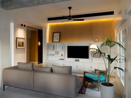 A Bright and Airy Modern Apartment with Creative Interiors in Tel Aviv by Raanans Stern’s Studio (1)