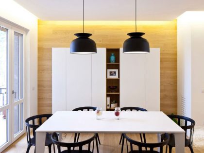 A Bright and Luminous Modern Apartment with Wood Accents in Bastia Umbra, Italy by Gianni Amantini (11)