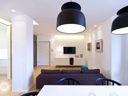 A Bright and Luminous Modern Apartment with Wood Accents in Bastia Umbra, Italy by Gianni Amantini (3)