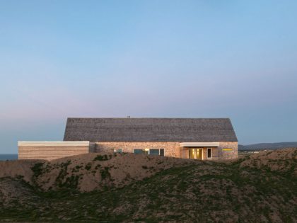 A Bright and Playful Contemporary Home Perched Atop the Hillside of Inverness, Canada by Omar Gandhi Architect (13)