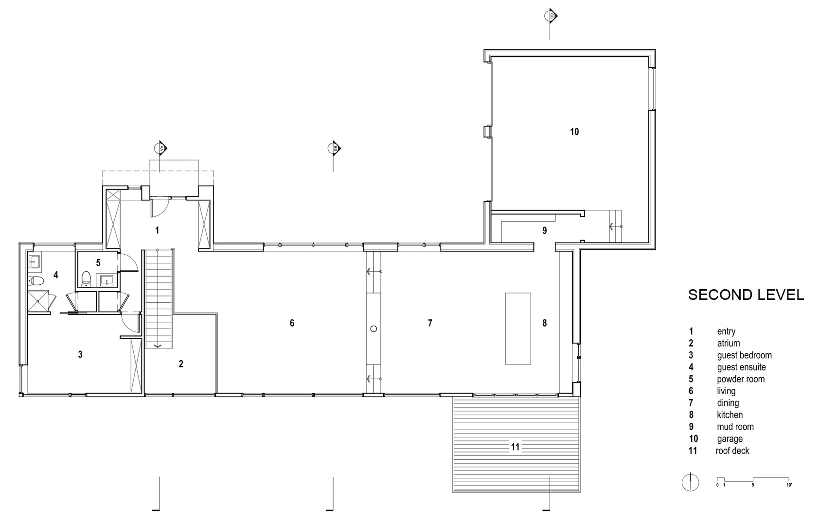A Bright and Playful Contemporary Home Perched Atop the Hillside of Inverness, Canada by Omar Gandhi Architect (16)