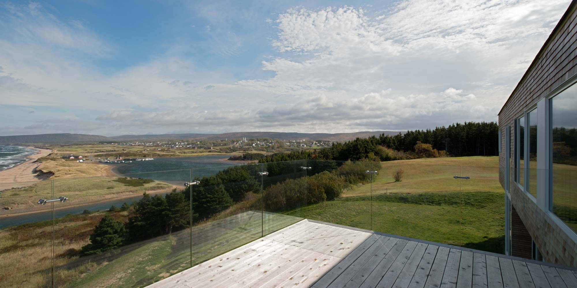 A Bright and Playful Contemporary Home Perched Atop the Hillside of Inverness, Canada by Omar Gandhi Architect (2)