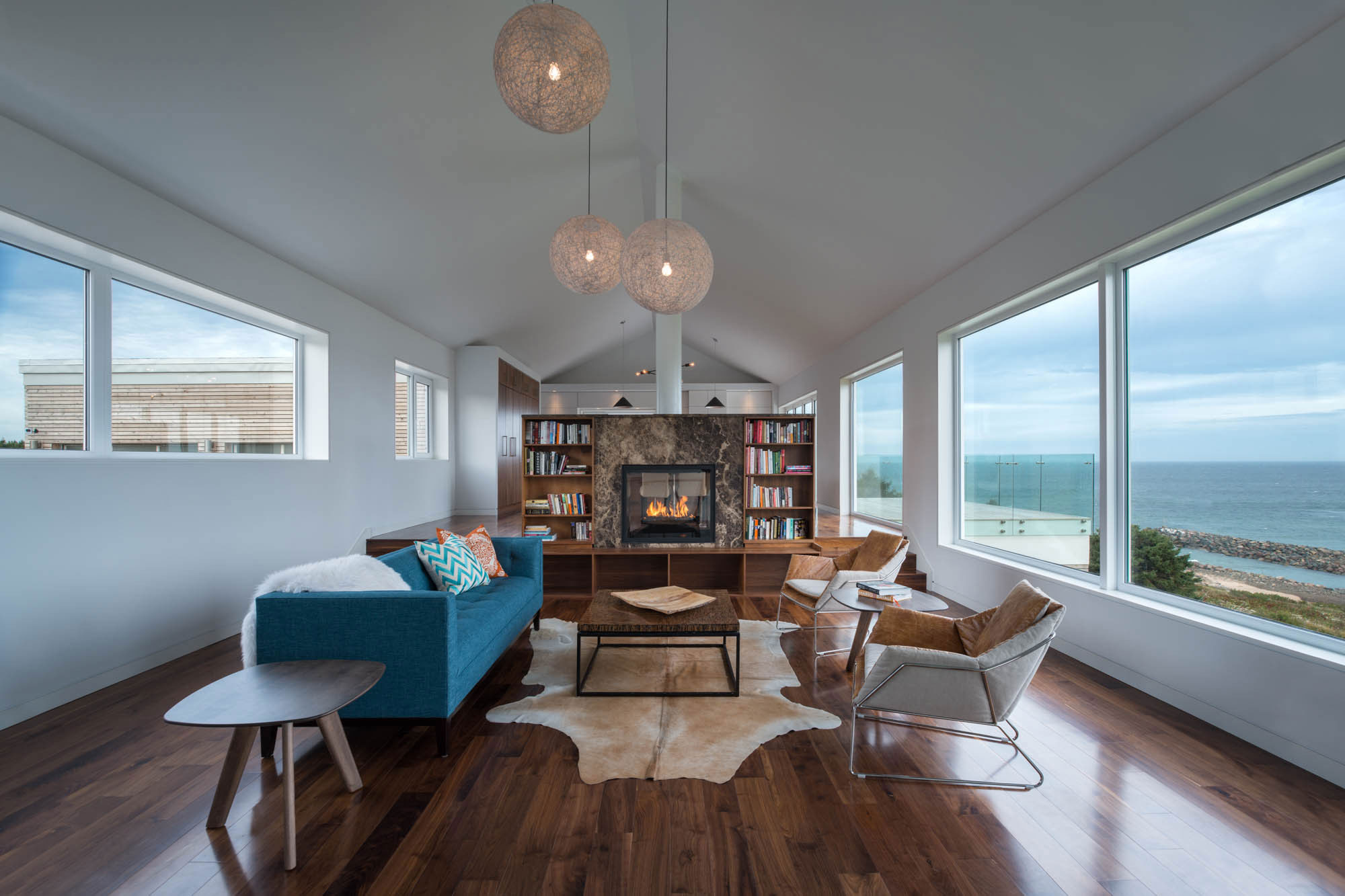 A Bright and Playful Contemporary Home Perched Atop the Hillside of Inverness, Canada by Omar Gandhi Architect (3)