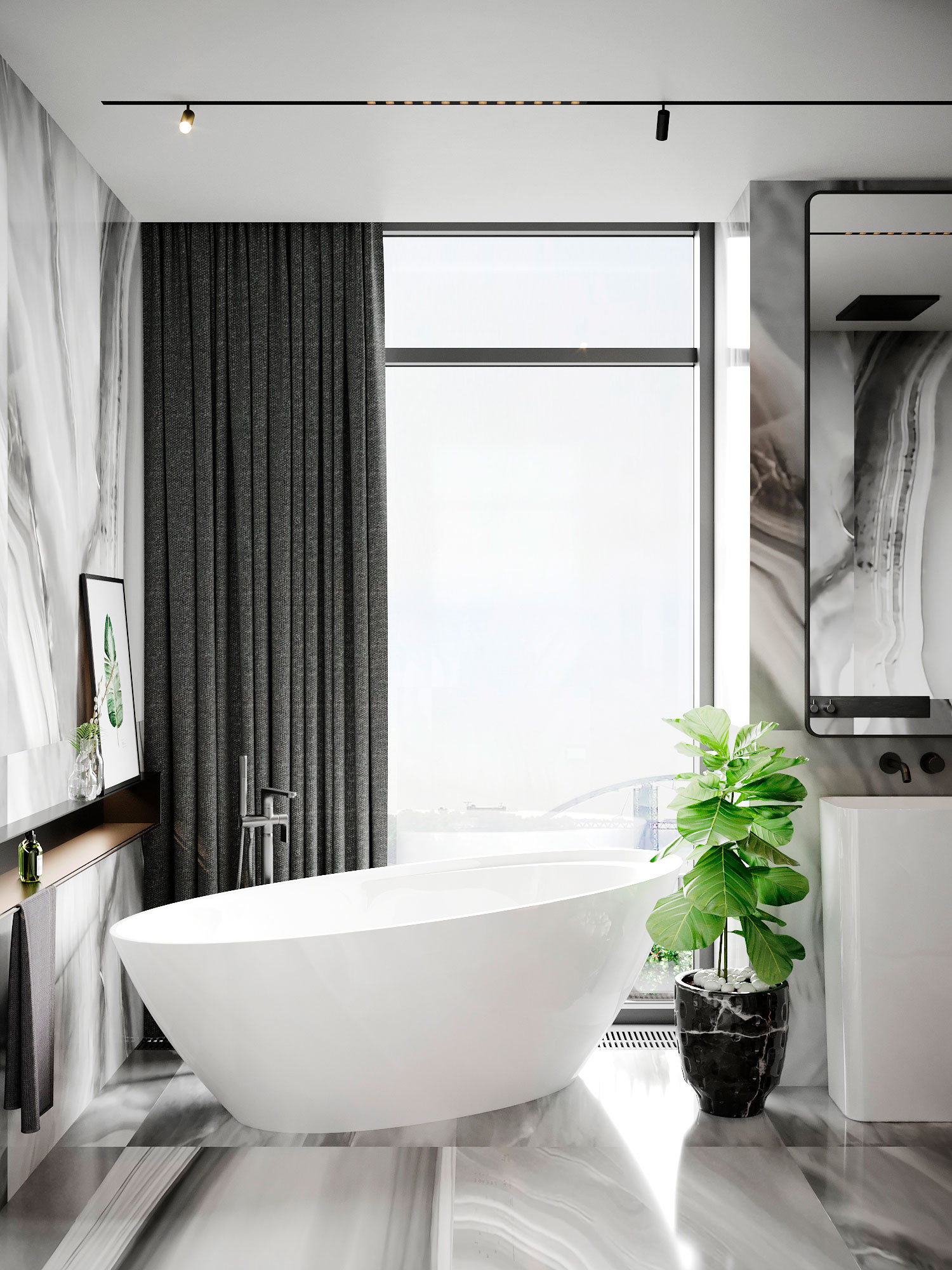 A Bright and Sophisticated Apartment with Elegant and Functional Interiors in Kiev, Ukraine by Pavel Voytov (26)