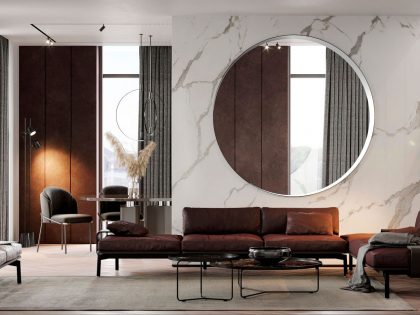 A Bright and Sophisticated Apartment with Elegant and Functional Interiors in Kiev, Ukraine by Pavel Voytov (3)