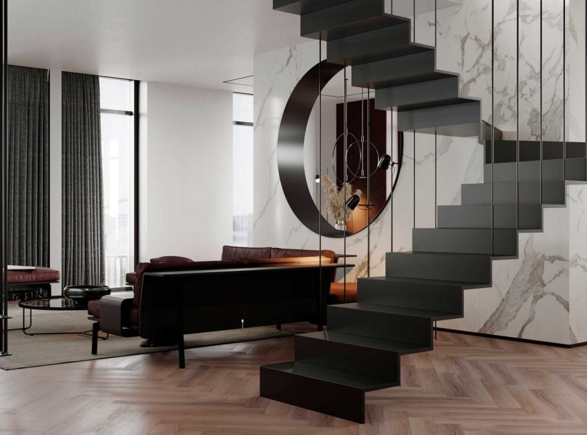 A Bright and Sophisticated Apartment with Elegant and Functional Interiors in Kiev, Ukraine by Pavel Voytov (5)