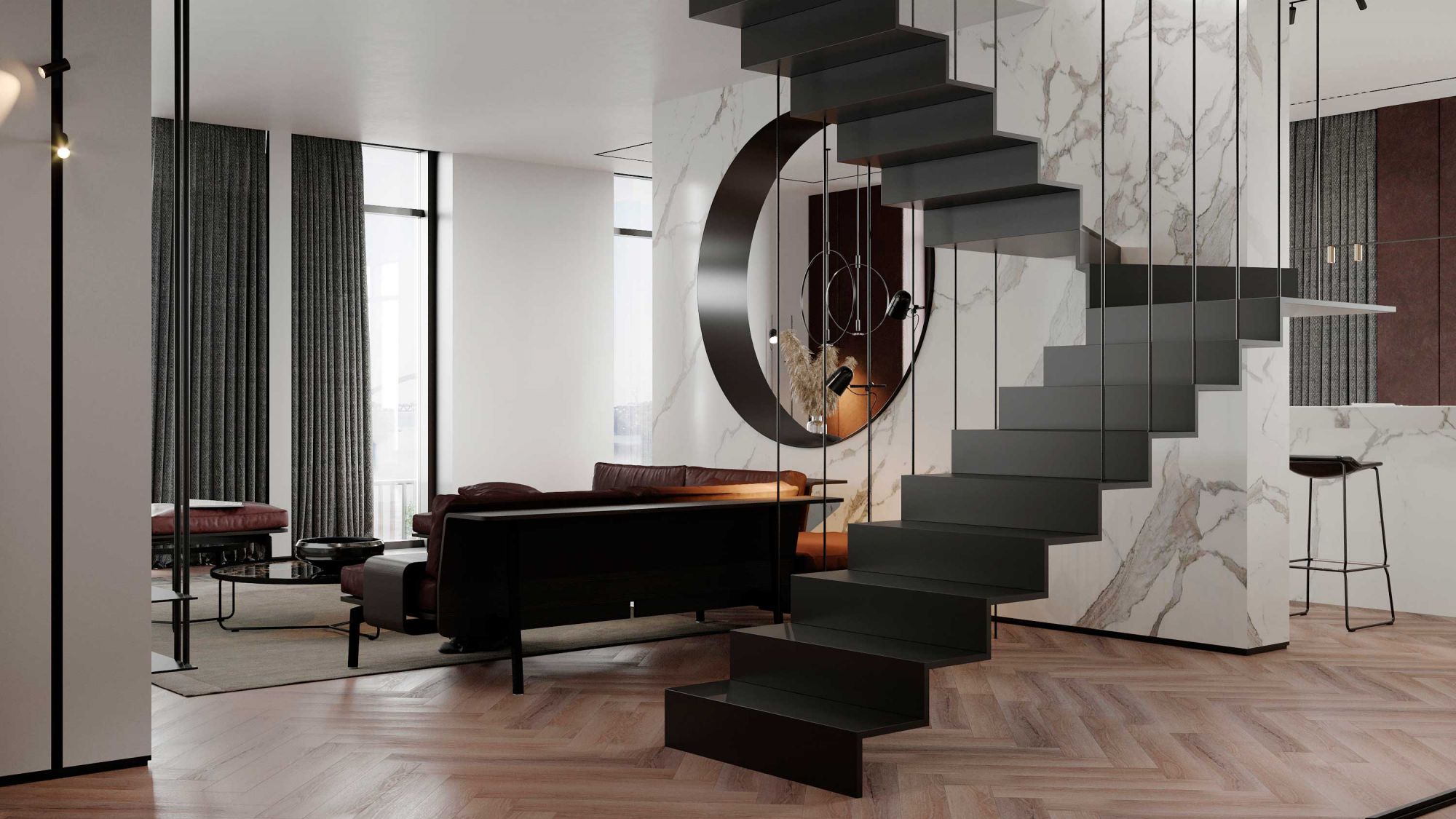 A Bright and Sophisticated Apartment with Elegant and Functional Interiors in Kiev, Ukraine by Pavel Voytov (5)
