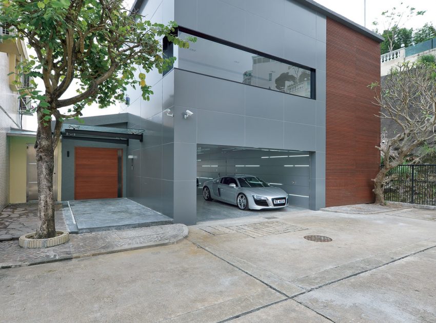 A Bright and Spacious Modern Home for Car Lovers and Enthusiast in Shatin, Hong Kong by Millimeter Interior Design (1)