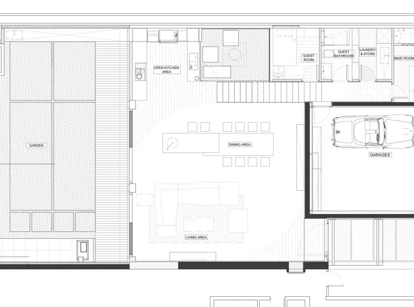 A Bright and Spacious Modern Home for Car Lovers and Enthusiast in Shatin, Hong Kong by Millimeter Interior Design (17)