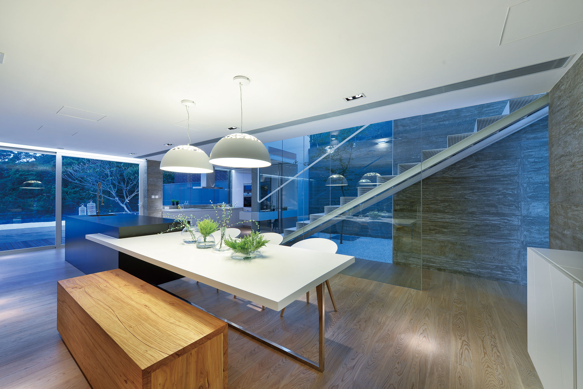 A Bright and Spacious Modern Home for Car Lovers and Enthusiast in Shatin, Hong Kong by Millimeter Interior Design (5)