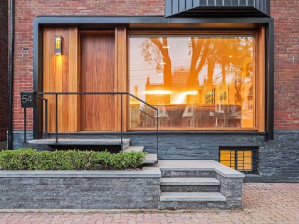 A Bright and Stylish Home with Exposed Brick Walls in Toronto by JCI Architects (3)