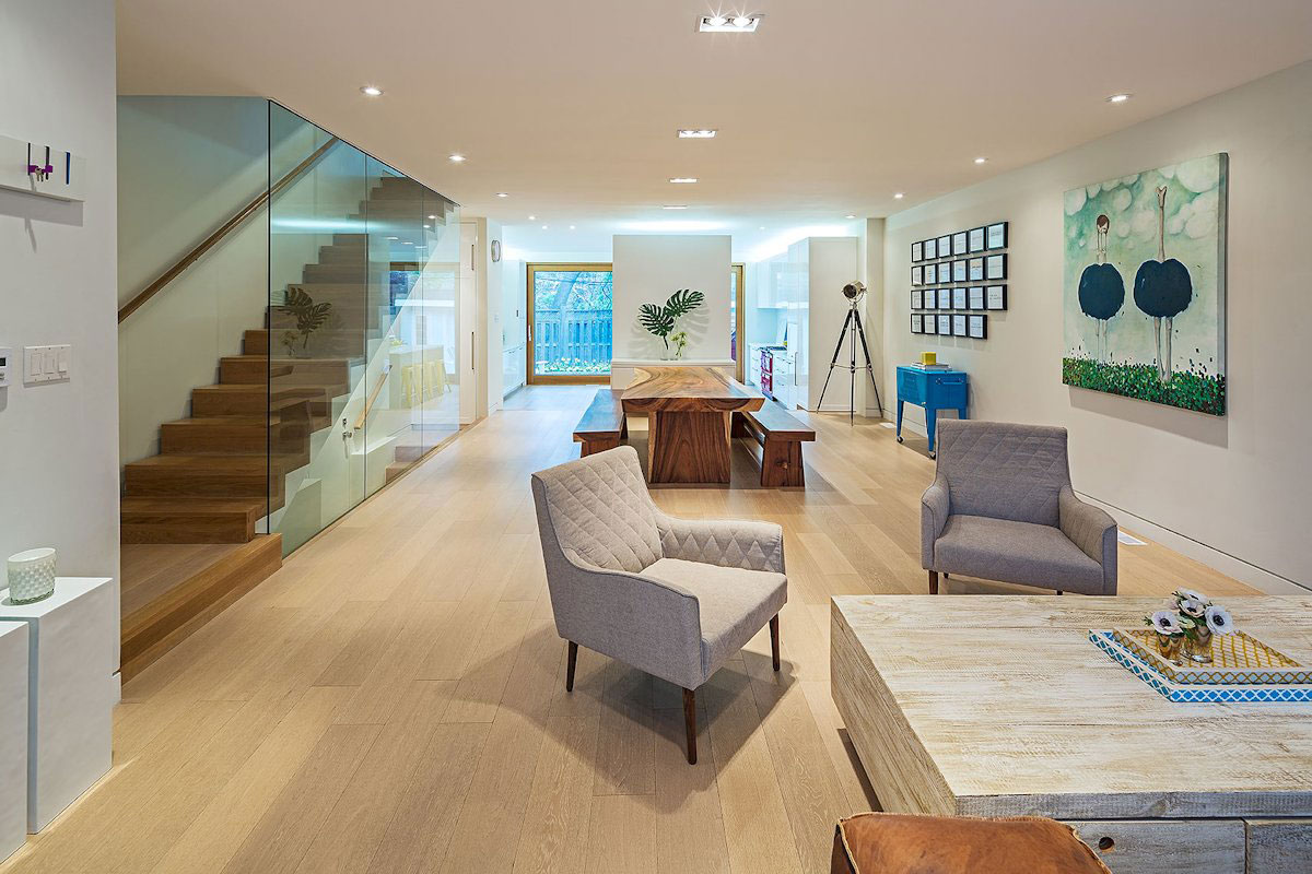 A Bright and Stylish Home with Exposed Brick Walls in Toronto by JCI Architects (4)