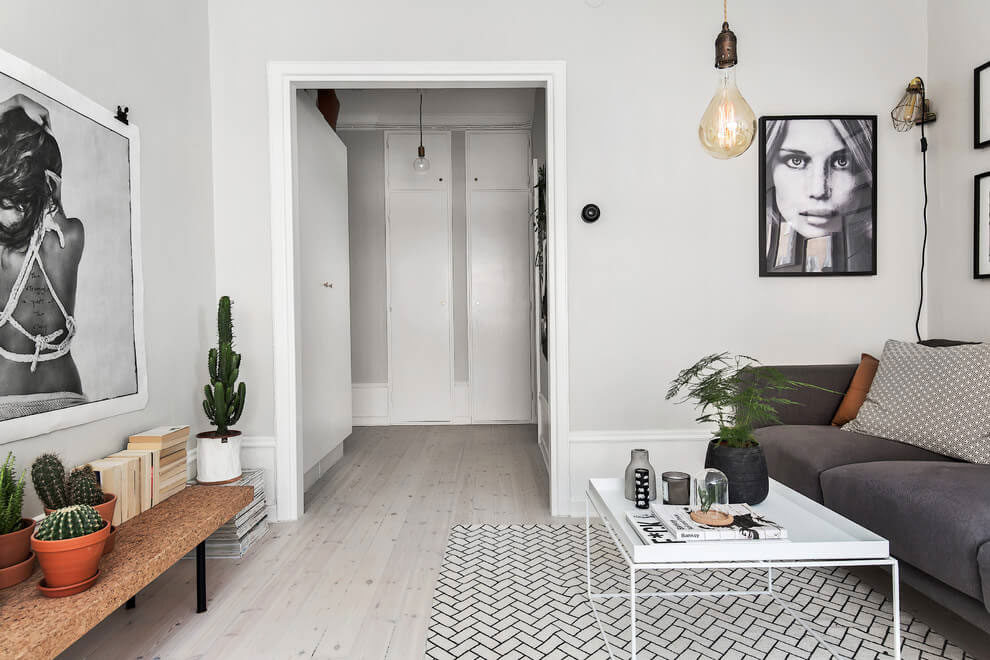 A Bright and Stylish Scandinavian Apartment in Stockholm by Scandinavian Homes (5)