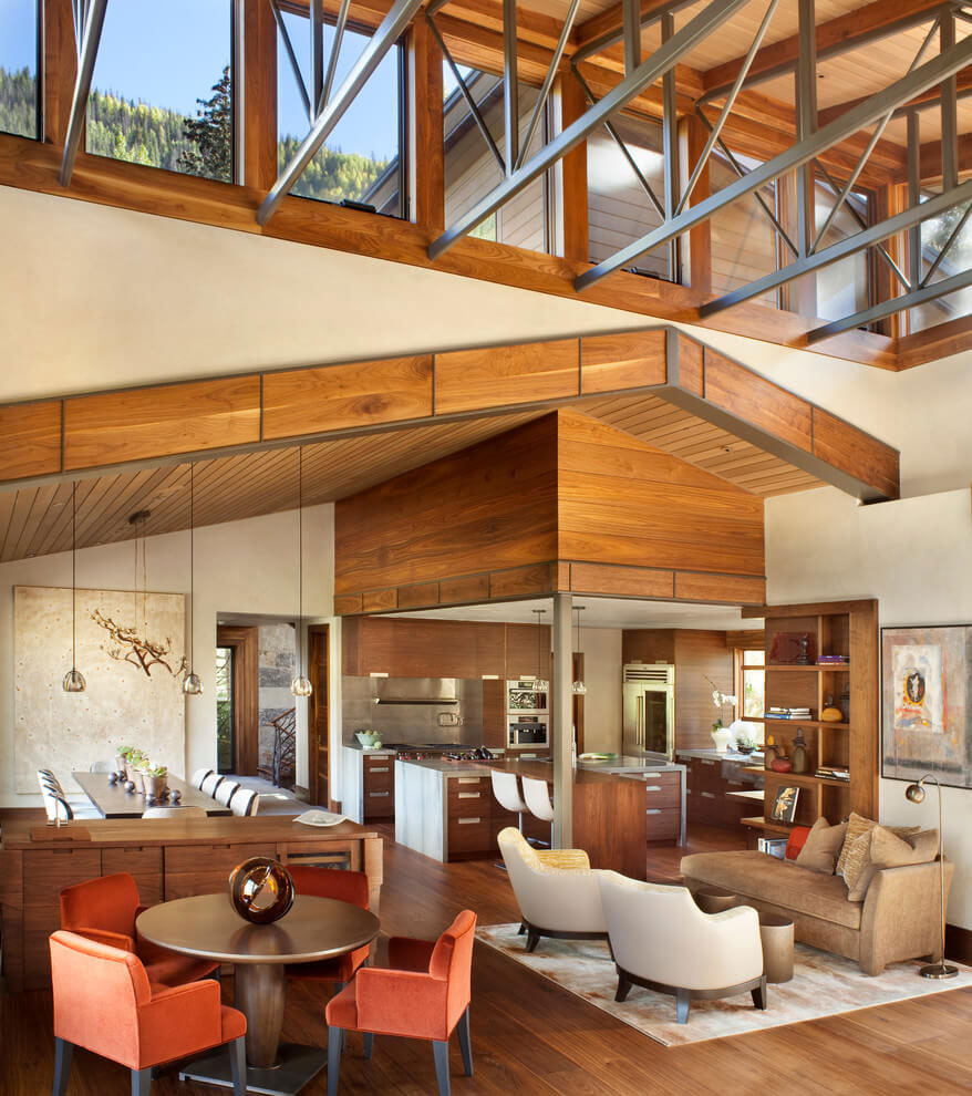 A Charming Contemporary Home with Rustic Style Surrounded by Unspoiled Nature in Colorado by Suman Architects (1)