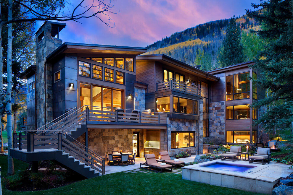 A Charming Contemporary Home with Rustic Style Surrounded by Unspoiled Nature in Colorado by Suman Architects (17)