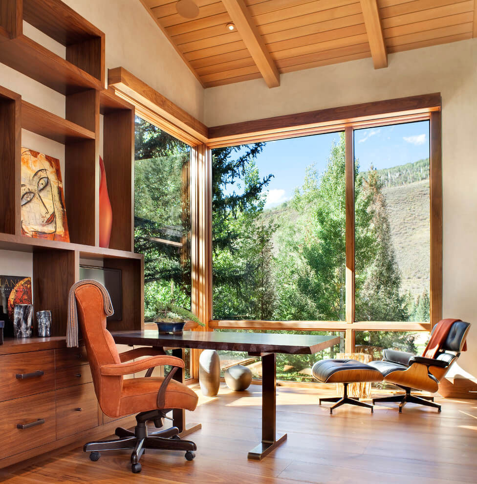A Charming Contemporary Home with Rustic Style Surrounded by Unspoiled Nature in Colorado by Suman Architects (8)