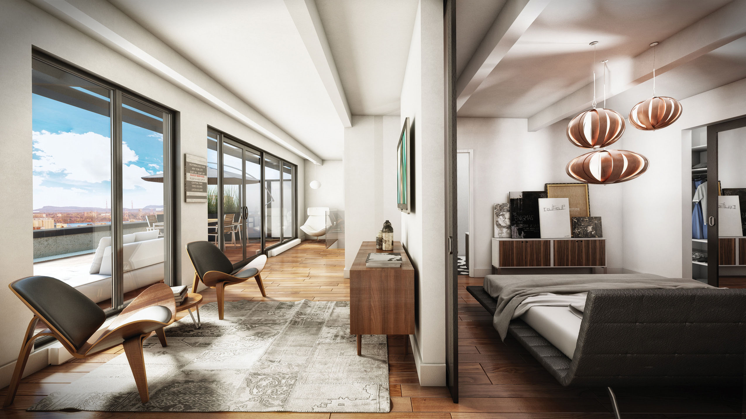 A Charming Modern Apartment for Bachelors, Couples and Young Families in Montreal by Lemay + CHA & Huma Design (2)