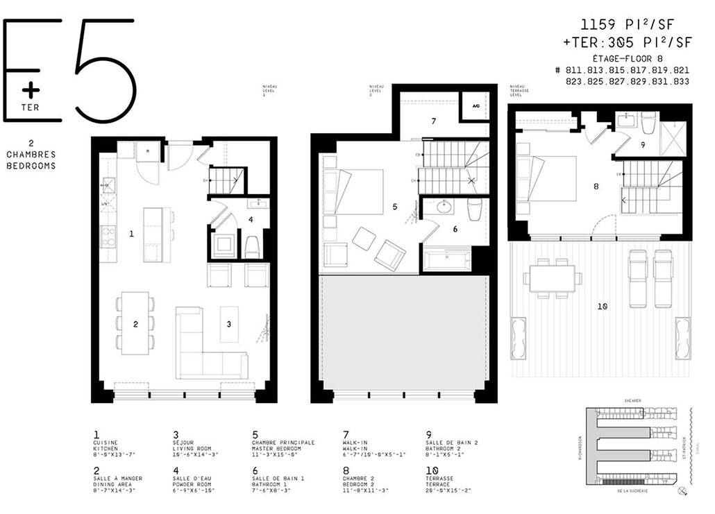 A Charming Modern Apartment for Bachelors, Couples and Young Families in Montreal by Lemay + CHA & Huma Design (9)