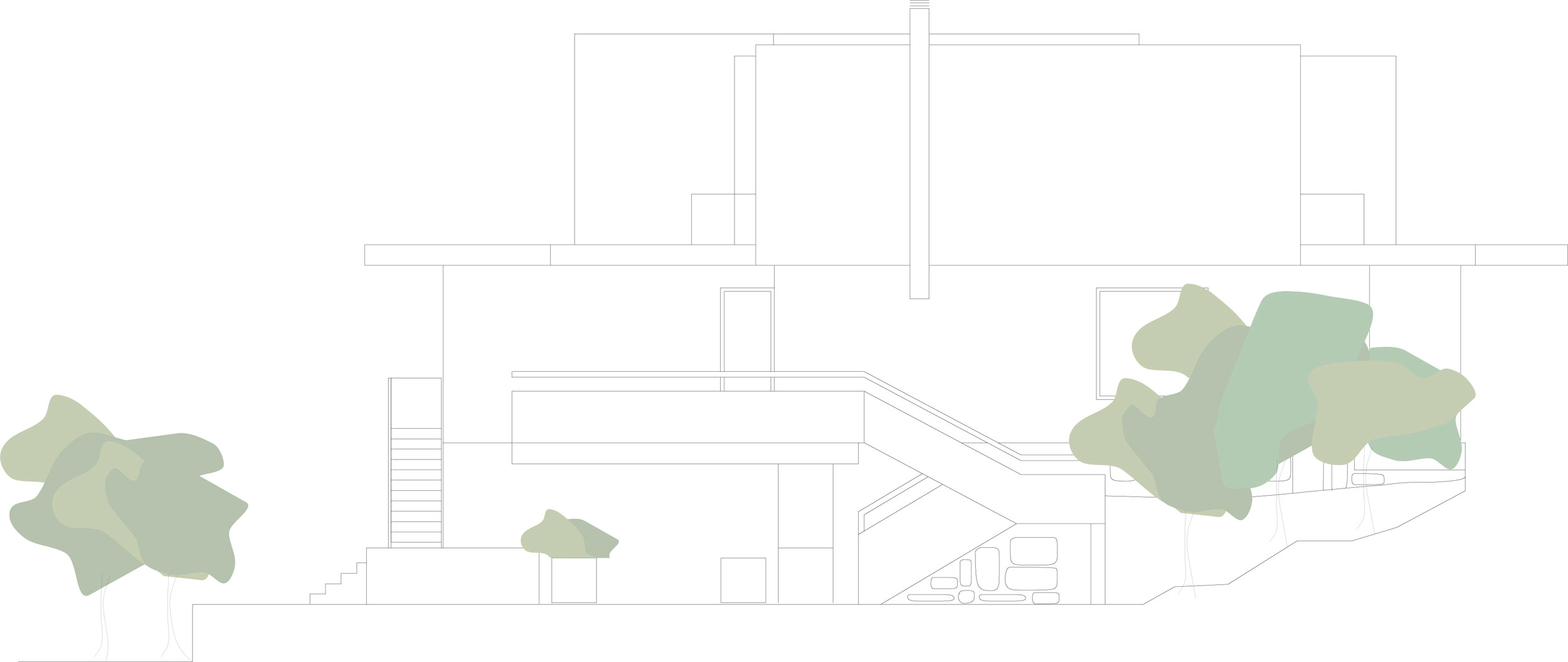 A Charming Modern Home Nestled in a Lush Landscape of Madrid, Spain by ÁBATON Arquitectura (32)