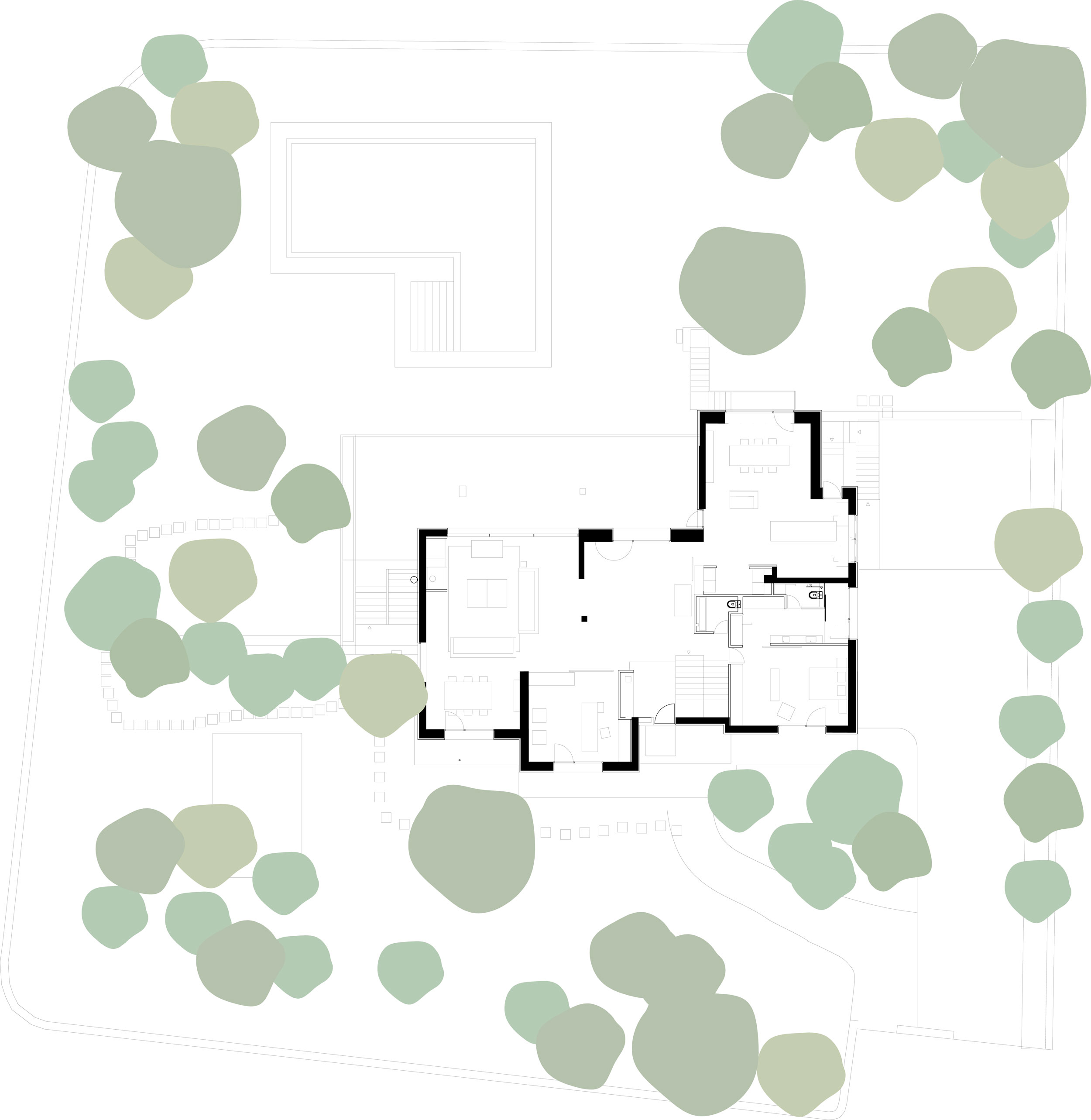 A Charming Modern Home Nestled in a Lush Landscape of Madrid, Spain by ÁBATON Arquitectura (33)