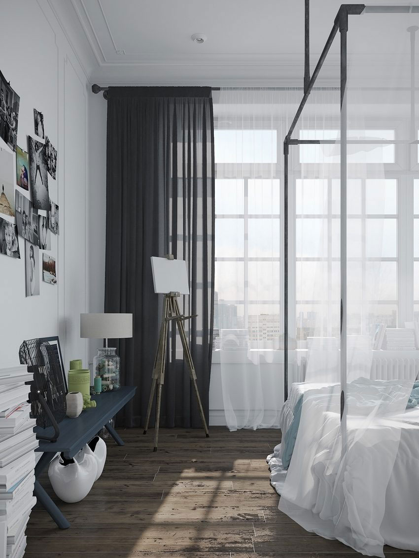 A Charming Scandinavian Apartment with Exquisite and Whimsical Vibe in Murmansk by Denis Krasikov (14)
