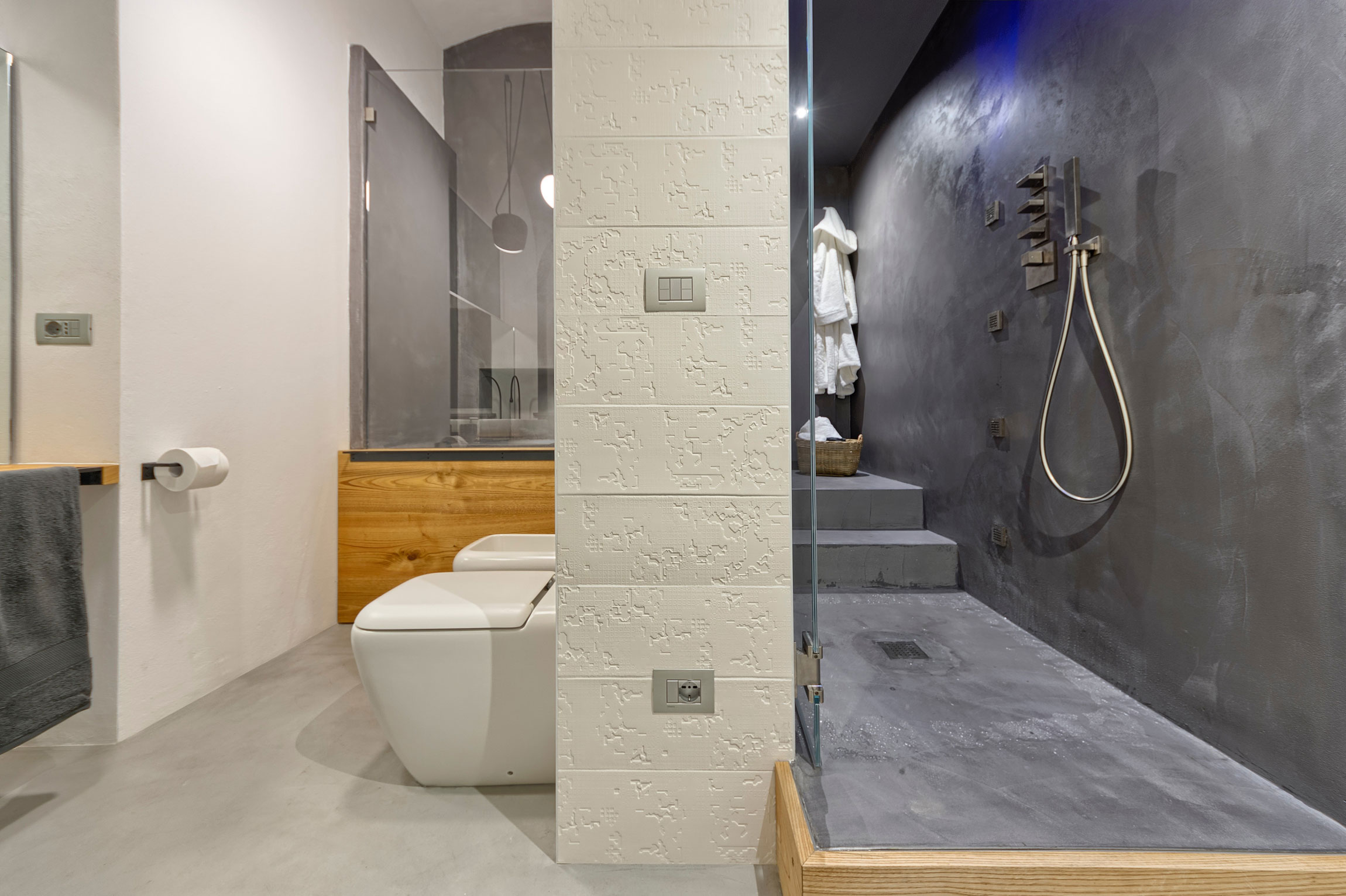 A Chic Contemporary Apartment with Red, Black and White Interiors in Turin, Italy by Archisbang (22)