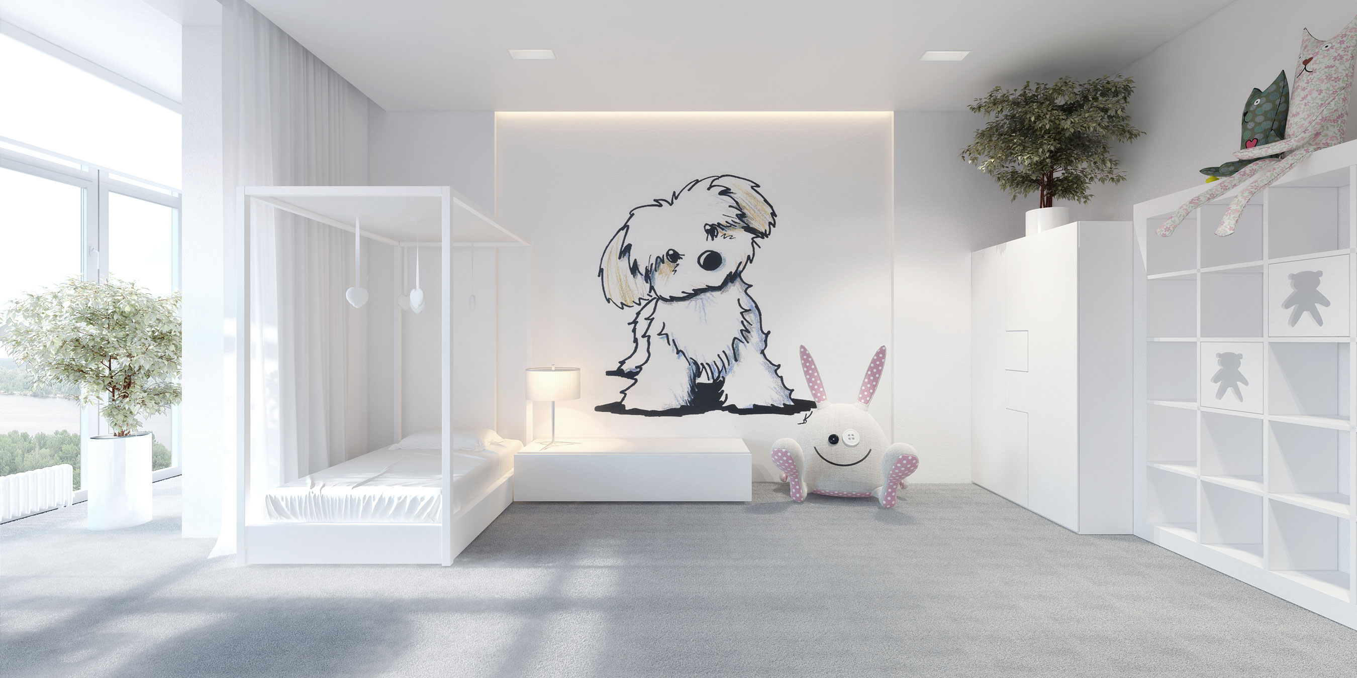 A Chic and Elegant Home with the Contrast of Black and White in Kiev, Ukraine by Igor Sirotov Architect (18)