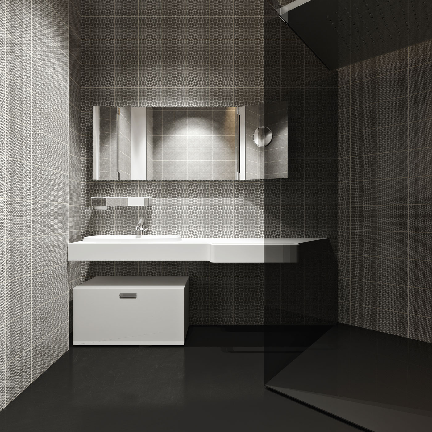 A Chic and Elegant Home with the Contrast of Black and White in Kiev, Ukraine by Igor Sirotov Architect (28)