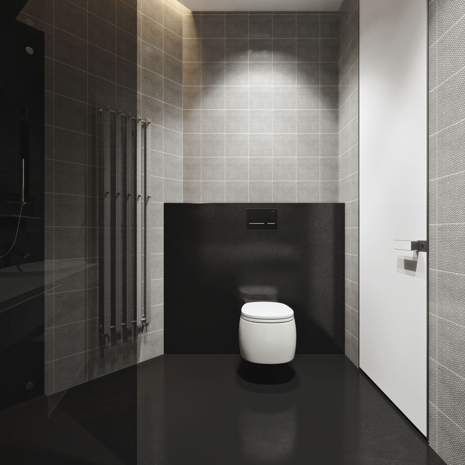 A Chic and Elegant Home with the Contrast of Black and White in Kiev, Ukraine by Igor Sirotov Architect (29)