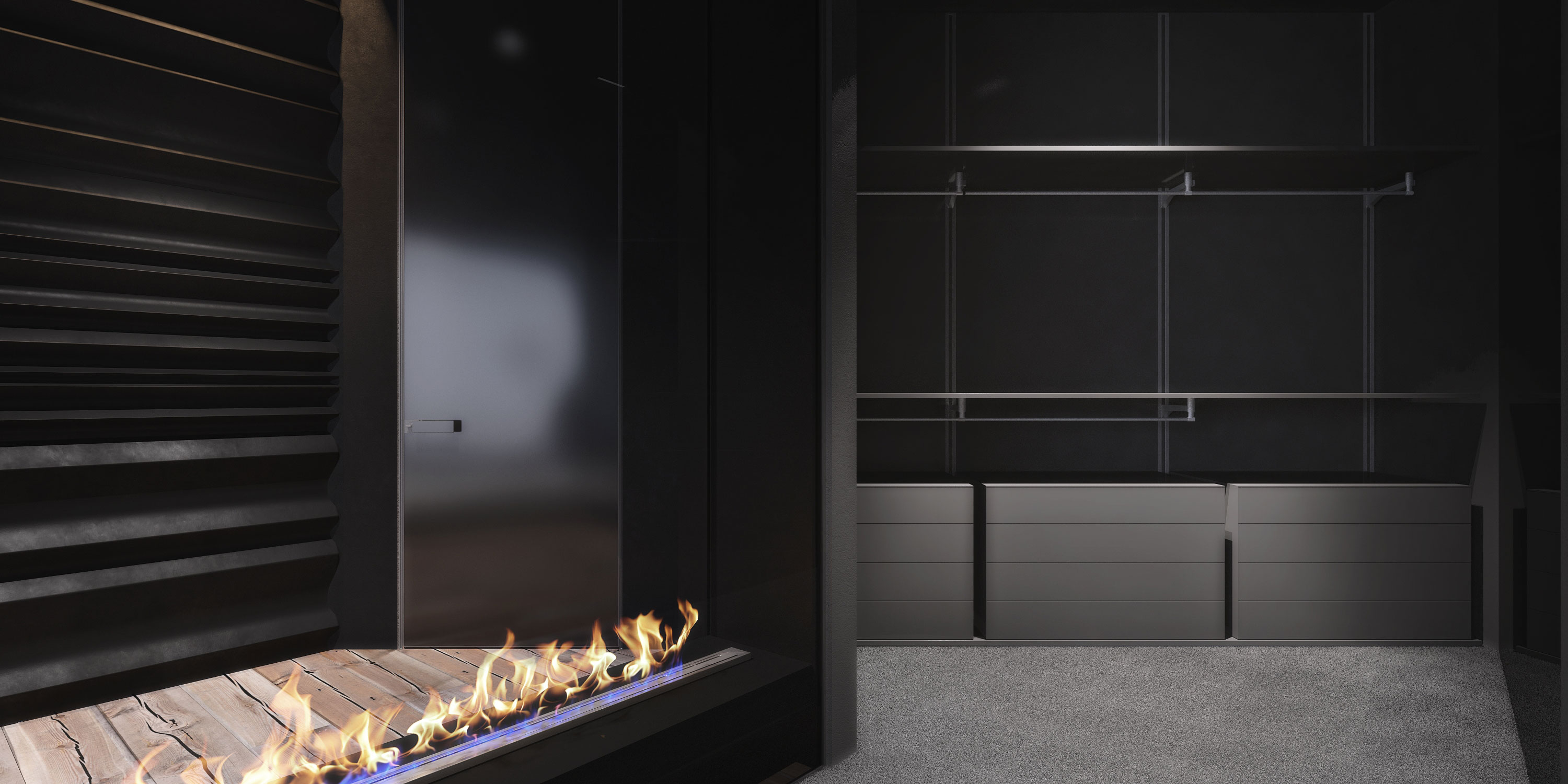 A Chic and Elegant Home with the Contrast of Black and White in Kiev, Ukraine by Igor Sirotov Architect (33)