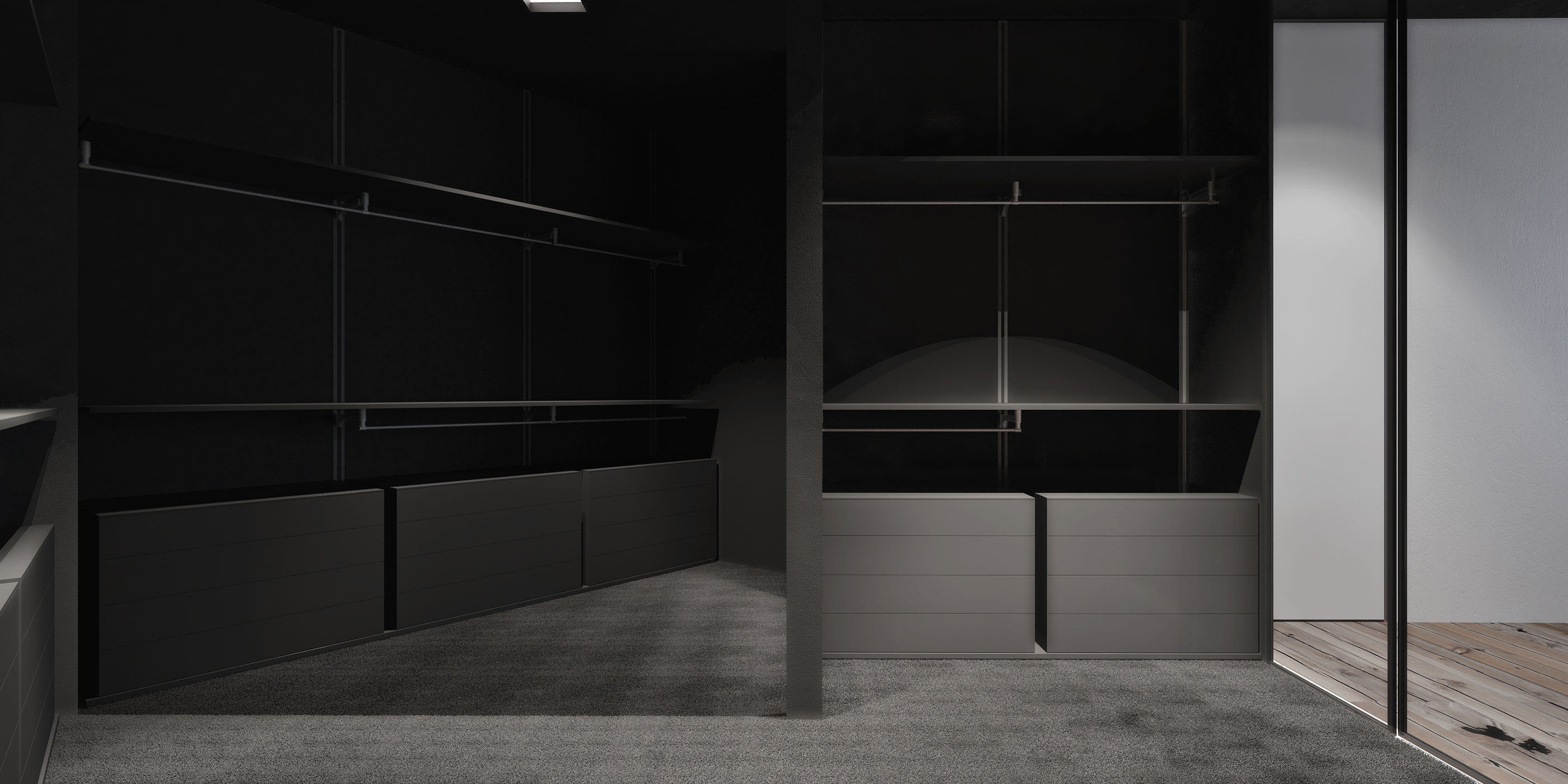 A Chic and Elegant Home with the Contrast of Black and White in Kiev, Ukraine by Igor Sirotov Architect (34)