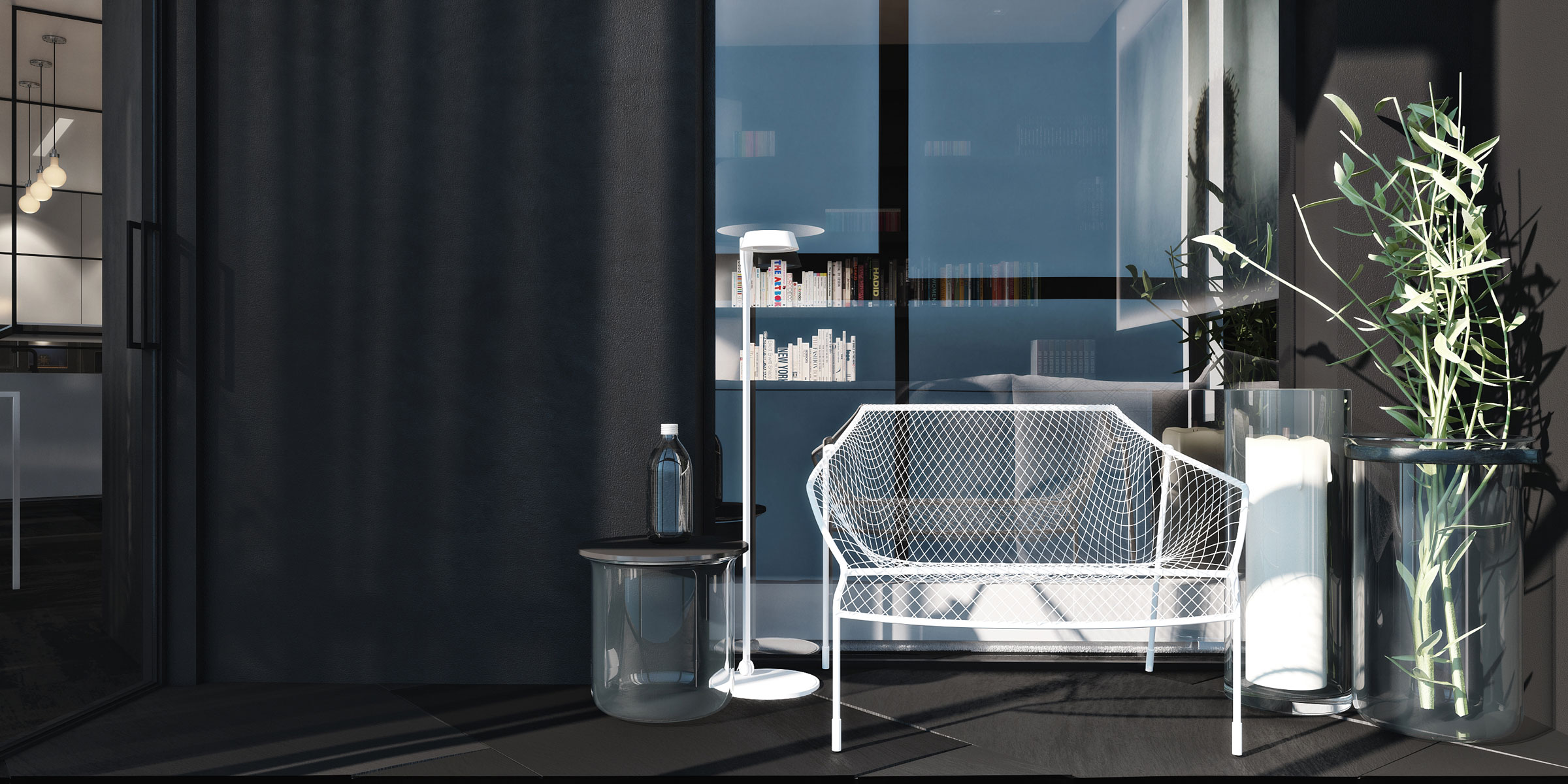 A Chic and Elegant Home with the Contrast of Black and White in Kiev, Ukraine by Igor Sirotov Architect (36)