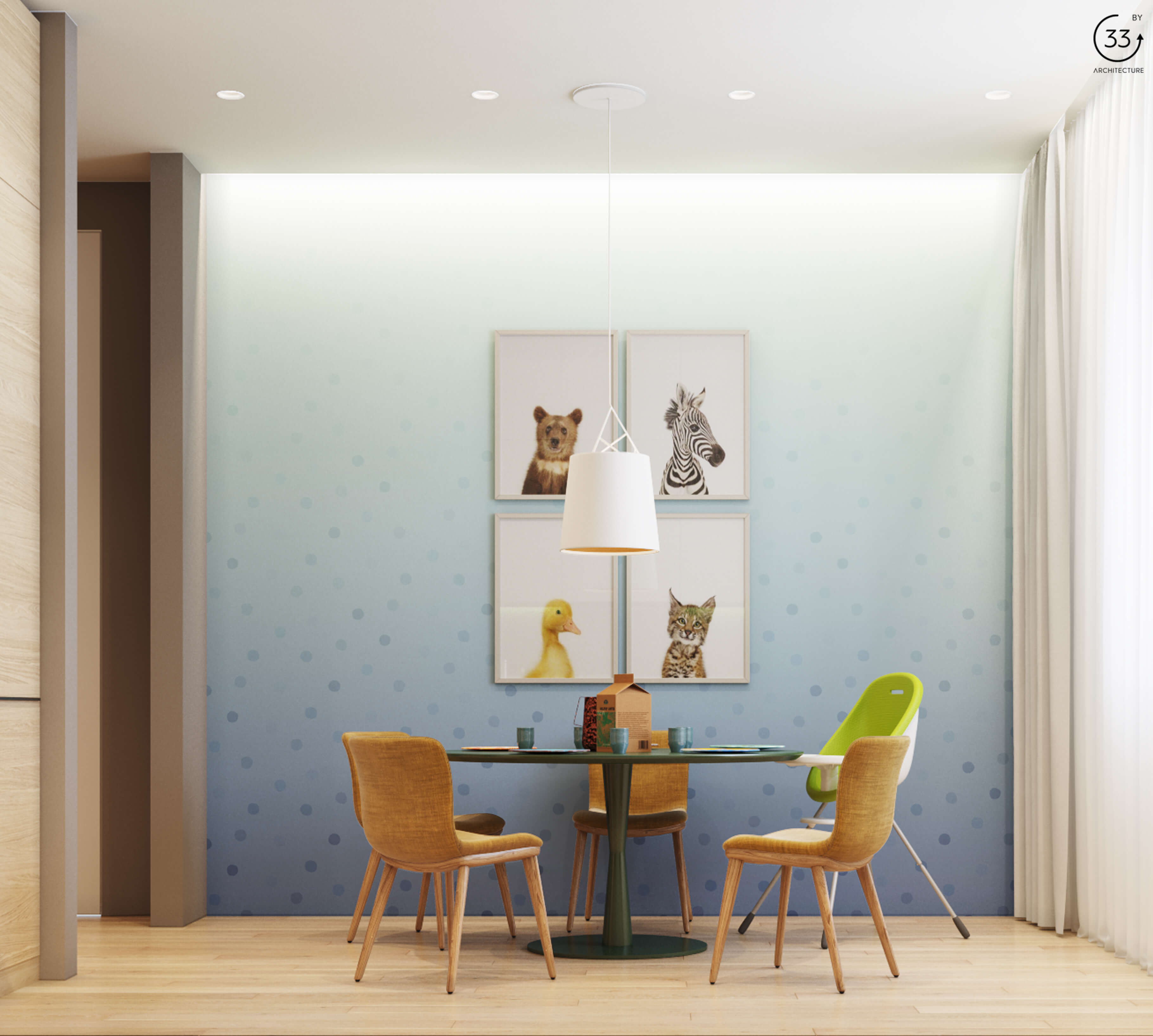 A Colorful, Modern Kid-Friendly Apartment with Lots of Playful Features in Kiev, Ukraine by 33BY Architecture (11)