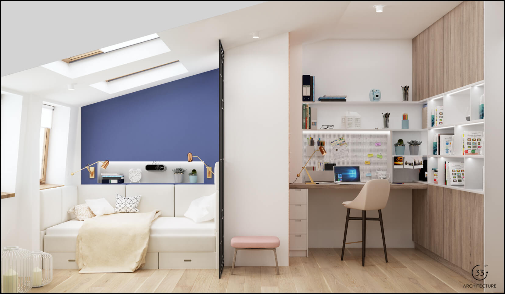 A Colorful, Modern Kid-Friendly Apartment with Lots of Playful Features in Kiev, Ukraine by 33BY Architecture (12)
