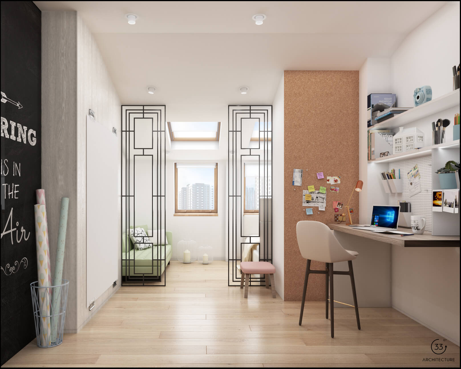 A Colorful, Modern Kid-Friendly Apartment with Lots of Playful Features in Kiev, Ukraine by 33BY Architecture (14)