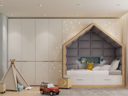A Colorful, Modern Kid-Friendly Apartment with Lots of Playful Features in Kiev, Ukraine by 33BY Architecture (22)
