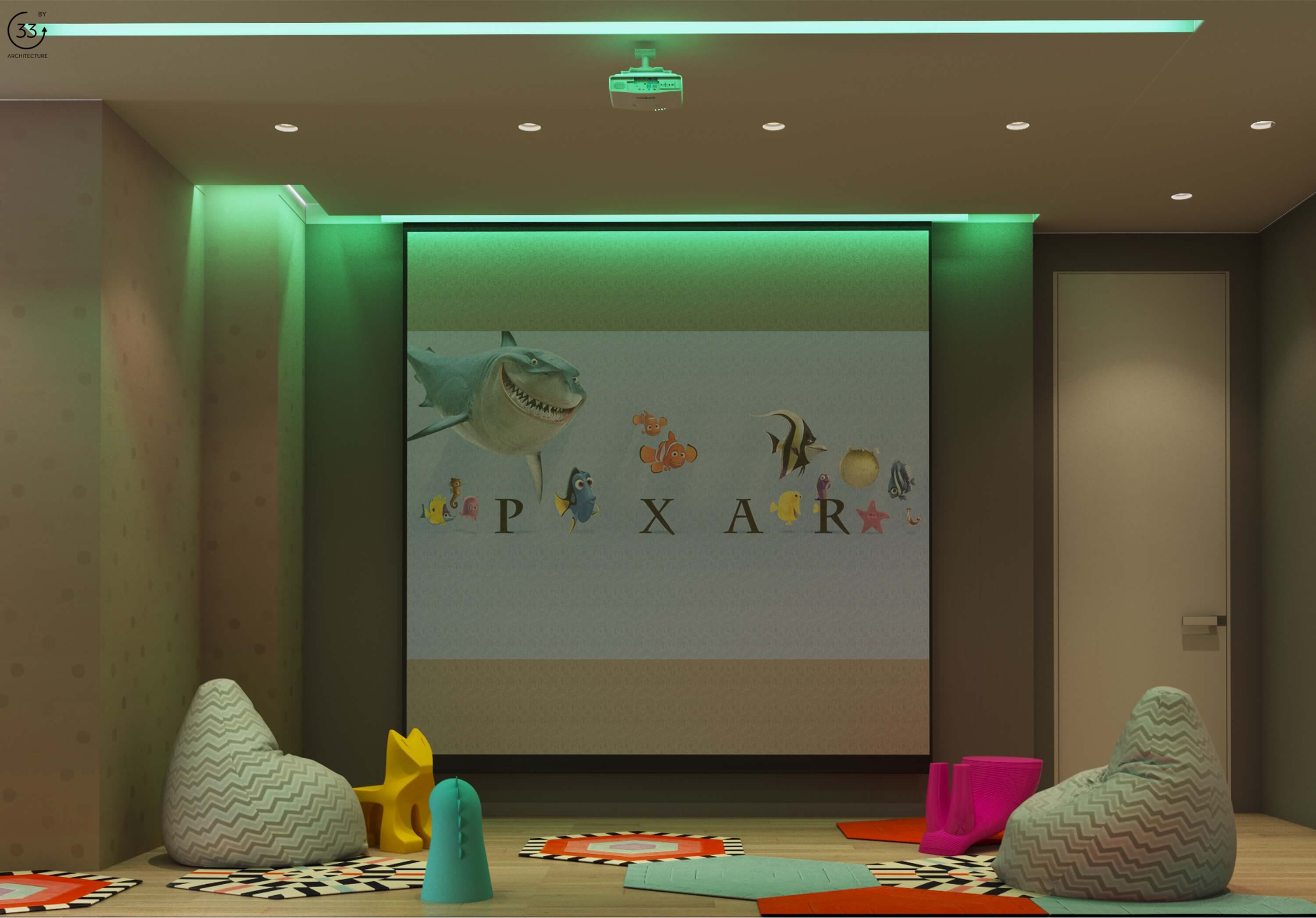 A Colorful, Modern Kid-Friendly Apartment with Lots of Playful Features in Kiev, Ukraine by 33BY Architecture (8)