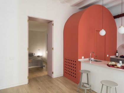 A Colorful, Vibrant Apartment for a Young Woman in Barcelona by CaSA - Colombo and Serboli Architecture (10)
