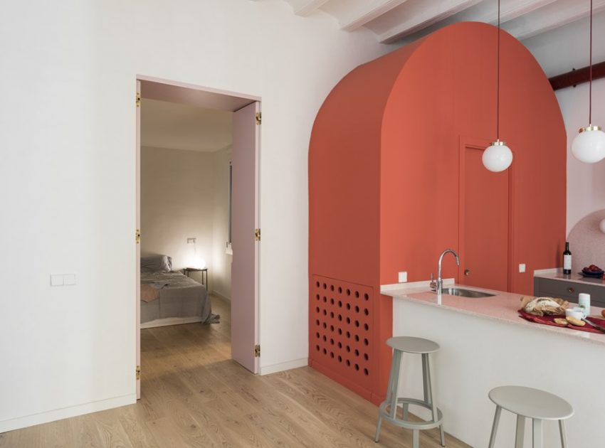 A Colorful, Vibrant Apartment for a Young Woman in Barcelona by CaSA - Colombo and Serboli Architecture (10)