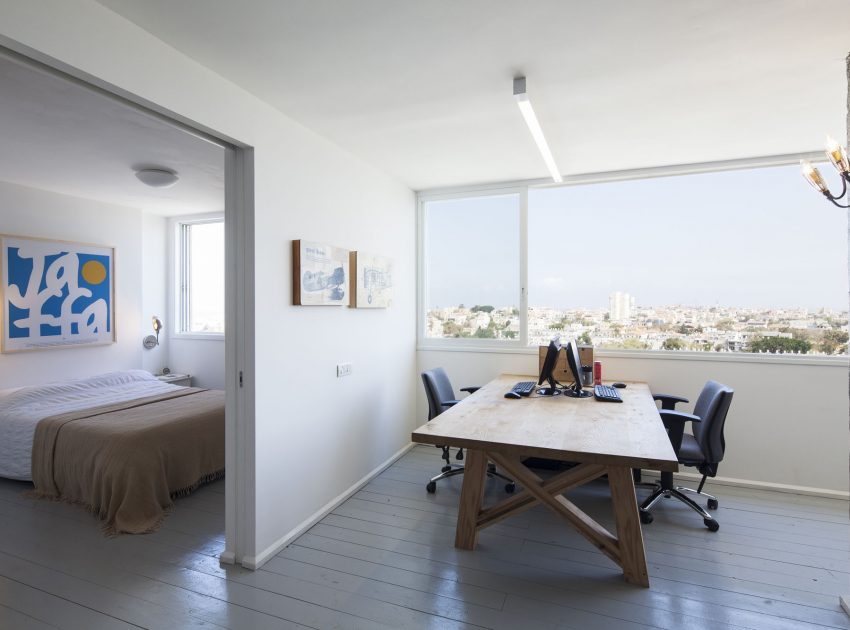 A Contemporary Apartment for a Young Couple, an Interior Designer and a Graphic Designer in Jaffa by Henkin Shavit Architecture & Design (8)