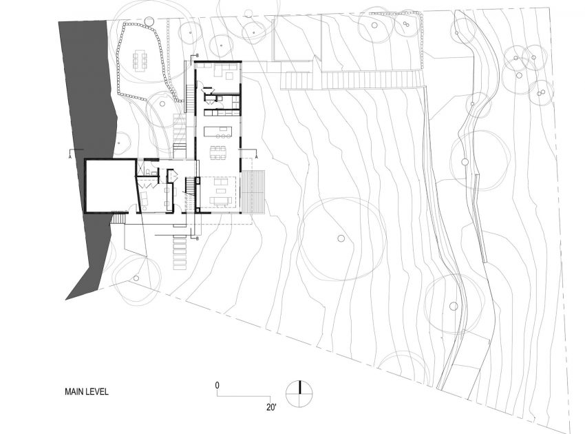 A Contemporary Home Features Patio with Cantilevered Deck in San Anselmo by Shands Studio (15)
