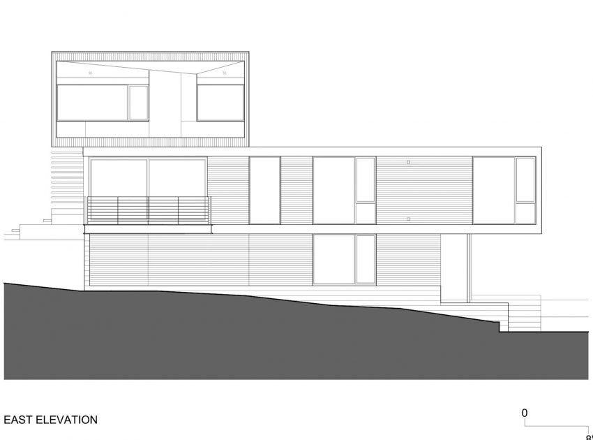 A Contemporary Home Features Patio with Cantilevered Deck in San Anselmo by Shands Studio (18)