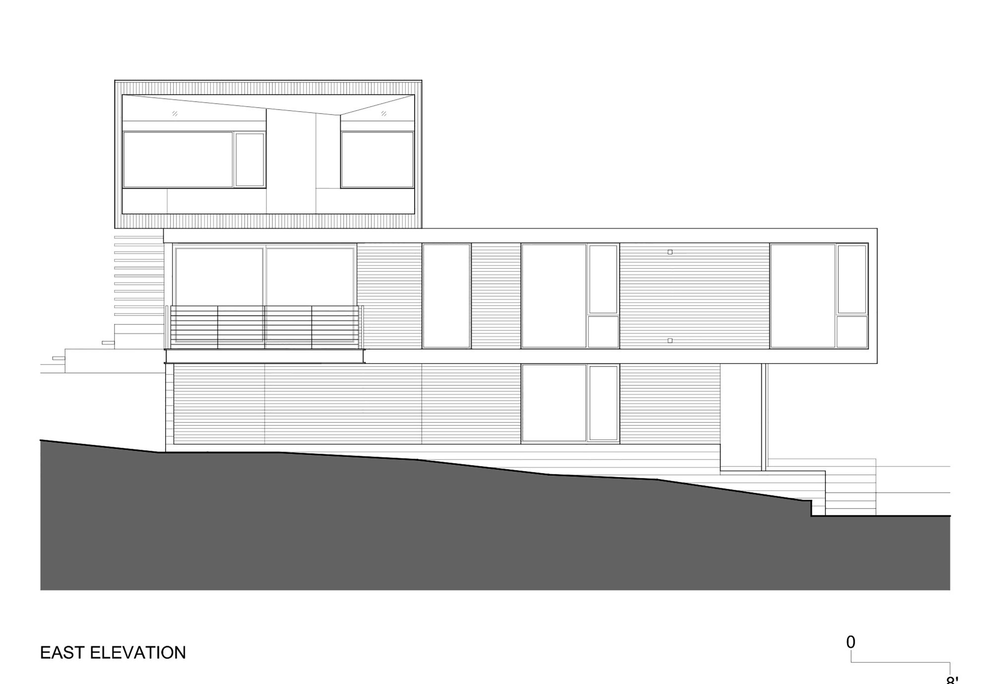 A Contemporary Home Features Patio with Cantilevered Deck in San Anselmo by Shands Studio (18)