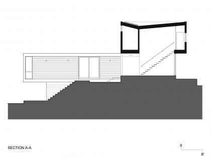 A Contemporary Home Features Patio with Cantilevered Deck in San Anselmo by Shands Studio (20)