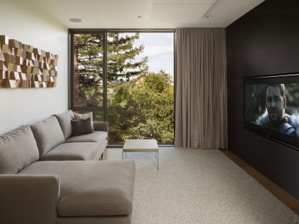 A Contemporary Home Features Patio with Cantilevered Deck in San Anselmo by Shands Studio (8)